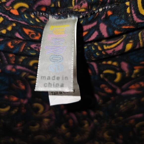 Lularoe Tall‎ & Curvy Owl Print Soft Feel Stretch Pants Lg - Picture 3 of 6